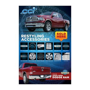 Coast to Coast Poster, Coast to Coast Restyling Accessories Installed on 09-16 Dodge Ram, 24 X 36 Inch – CCIDODGE
