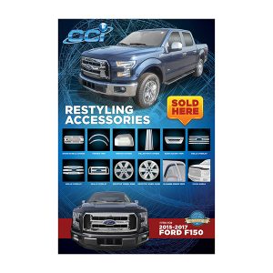 Coast to Coast Poster, Coast to Coast Restyling Accessories Installed on 15-17 Ford F-150, 24 X 36 Inch – CCIFORD