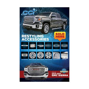 Coast to Coast Poster, Coast to Coast Restyling Accessories Installed on 14-17 Gmc Sierra, 24 X 36 Inch – CCIGMC