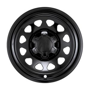 Coast to Coast Wheel Skin, Impostor ®, 17 Inch, 12 Hole, Snap-On, Painted, Gloss Black, ABS Plastic, Set of 4, With Center Caps – IMP100BLKN
