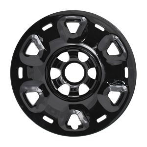 Coast to Coast Wheel Skin, Impostor ®, 17 Inch, 6 Spokes, Snap-On, Painted, Gloss Black, ABS Plastic, Set of 4 – IWCIMP101BLK