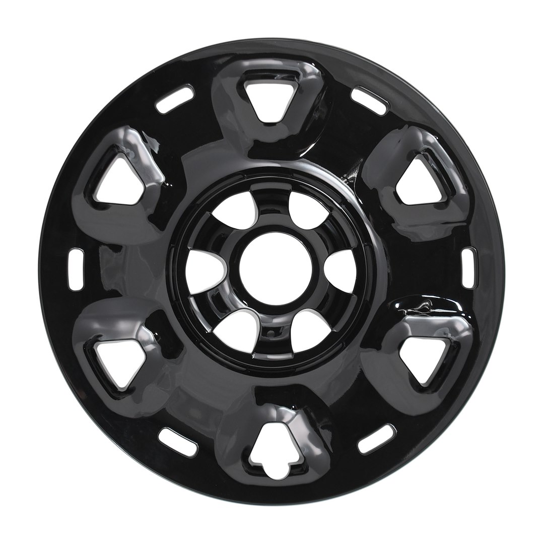 Coast to Coast Wheel Skin, Impostor ®, 17 Inch, 6 Spokes, Snap-On, Painted, Gloss Black, ABS Plastic, Set of 4 – IWCIMP101BLK