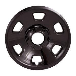 Coast to Coast Wheel Skin, Impostor ®, 17 Inch, 6 Spokes, Snap-On, Painted, Gloss Black, ABS Plastic, Set of 4 – IMP102BLK