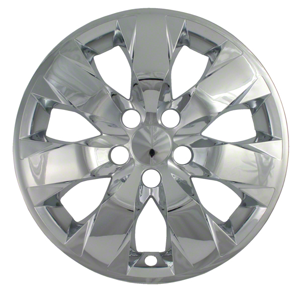 Coast to Coast Wheel Skin, Impostor ®, 17 Inch, 7 Spokes, Snap-On, Plated, Chrome, ABS Plastic, Set of 4 – IWCIMP325X
