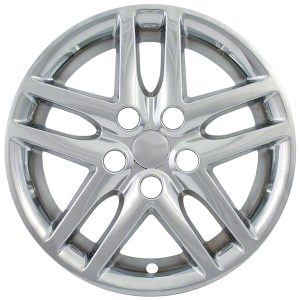 Coast to Coast Wheel Skin, Impostor ®, 16 Inch, 5 Double Spokes, Snap-On, Plated, Chrome, ABS Plastic, Set of 4 – IWCIMP336X