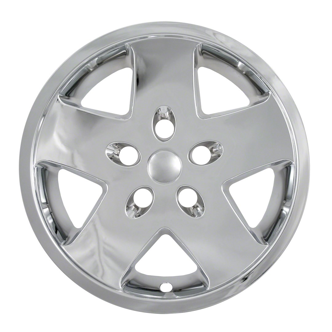 Coast to Coast Wheel Skin, Impostor ®, 17 Inch, 5 Spokes, Snap-On/Lug Hug, Plated, Chrome, ABS Plastic, Set of 4 – IWCIMP340XN