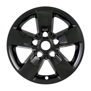 Coast to Coast Wheel Skin, Impostor ®, 17 Inch, 5 Spokes, Snap-On, Painted, Gloss Black, ABS Plastic, Set of 4 – IWCIMP345BLKN