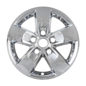 Coast to Coast Wheel Skin, Impostor ®, 17 Inch, 5 Spokes, Snap-On, Plated, Chrome, ABS Plastic, Set of 4 – IWCIMP345XN