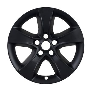 Coast to Coast Wheel Skin, Impostor ®, 17 Inch, 5 Spokes, Snap-On, Painted, Gloss Black, ABS Plastic, Set of 4 – IWCIMP352BLK