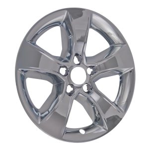 Coast to Coast Wheel Skin, Impostor ®, 17 Inch, 5 Spokes, Snap-On, Plated, Chrome, ABS Plastic, Set of 4 – IWCIMP352X