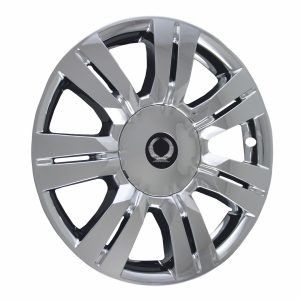 Coast to Coast Wheel Skin, Impostor ®, 18 Inch, 7 Double Spokes, Snap-On, Plated, Chrome, ABS Plastic, Set of 4 – IWCIMP357X