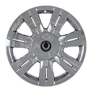Coast to Coast Wheel Skin, Impostor ®, 18 Inch, 7 Double Spokes, Snap-On, Plated, Chrome, ABS Plastic, Set of 4 – IWCIMP357X