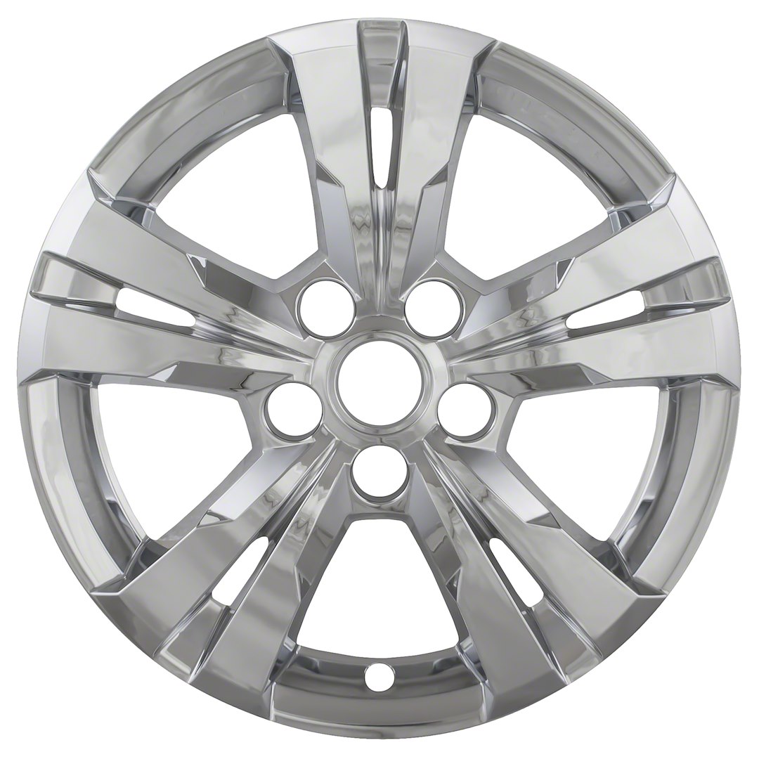 Coast to Coast Wheel Skin, Impostor ®, 17 Inch, 5 Spokes, Snap-On, Plated, Chrome, ABS Plastic, Set of 4 – IWCIMP360X