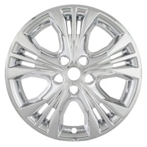 Coast to Coast Wheel Skin, Impostor ®, 18 Inch, 5 Split Spokes, Snap-On, Plated, Chrome, ABS Plastic, Set of 4 – IWCIMP366X