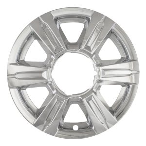 Coast to Coast Wheel Skin, Impostor ®, 17 Inch, 6 Spokes, Snap-On, Plated, Chrome, ABS Plastic, Set of 4 – IWCIMP369X