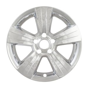 Coast to Coast Wheel Skin, Impostor ®, 17 Inch, 5 Spokes, Snap-On, Plated, Chrome, ABS Plastic, Set of 4 – IWCIMP373X