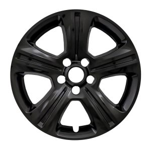 Coast to Coast Wheel Skin, Impostor ®, 17 Inch, 5 Split Spokes, Snap-On, Painted, Gloss Black, ABS Plastic, Set of 4 – IWCIMP383B