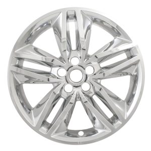 Coast to Coast Wheel Skin, Impostor ®, 18 Inch, 5 Double Spokes, Snap-On, Plated, Chrome, ABS Plastic, Set of 4 – IWCIMP385X