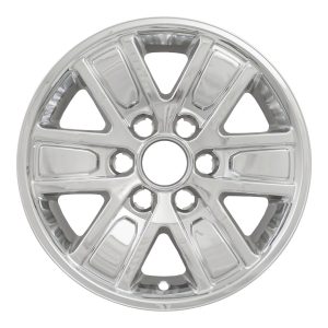 Coast to Coast Wheel Skin, Impostor ®, 17 Inch, 6 Spokes, Snap-On, Plated, Chrome, ABS Plastic, Set of 4 – IWCIMP391X