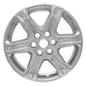 Coast to Coast Wheel Skin, Impostor ®, 17 Inch, 6 Spokes, Snap-On, Plated, Chrome, ABS Plastic, Set of 4 – IWCIMP395X