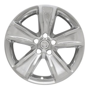 Coast to Coast Wheel Skin, Impostor ®, 18 Inch, 5 Spokes, Snap-On/Center Retention, Plated, Chrome, ABS Plastic, Set of 4 – IWCIMP401X