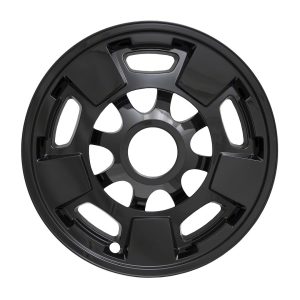 Coast to Coast Wheel Skin, Impostor ®, 17 Inch, 5 Spokes, Snap-On, Painted, Gloss Black, ABS Plastic, Set of 4 – IWCIMP411BLK