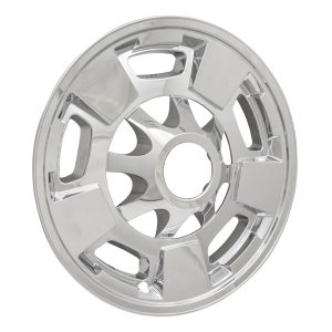 Coast to Coast Wheel Skin, Impostor ®, 17 Inch, 5 Spokes, Snap-On, Plated, Chrome, ABS Plastic, Set of 4 – IWCIMP411X