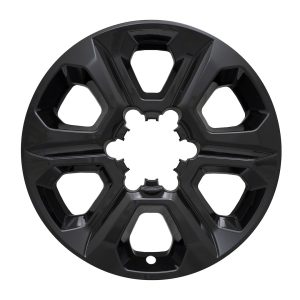 Coast to Coast Wheel Skin, Impostor ®, 17 Inch, 6 Spokes, Snap-On, Painted, Gloss Black, ABS Plastic, Set of 4 – IWCIMP413BLKN