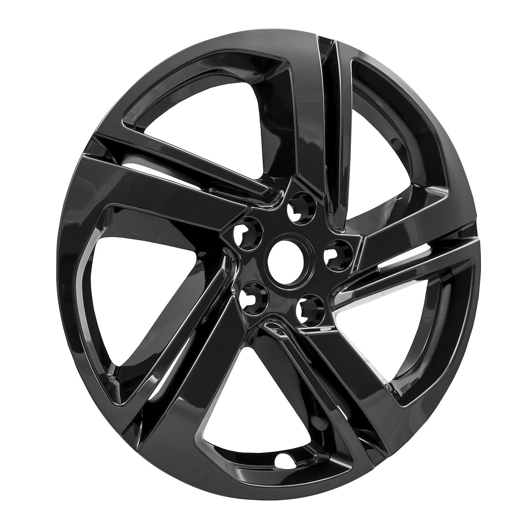 Coast to Coast Wheel Skin, Impostor ®, 18 Inch, 5 Spokes, Snap-On, Painted, Gloss Black, ABS Plastic, Set of 4 – IWCIMP418BLK