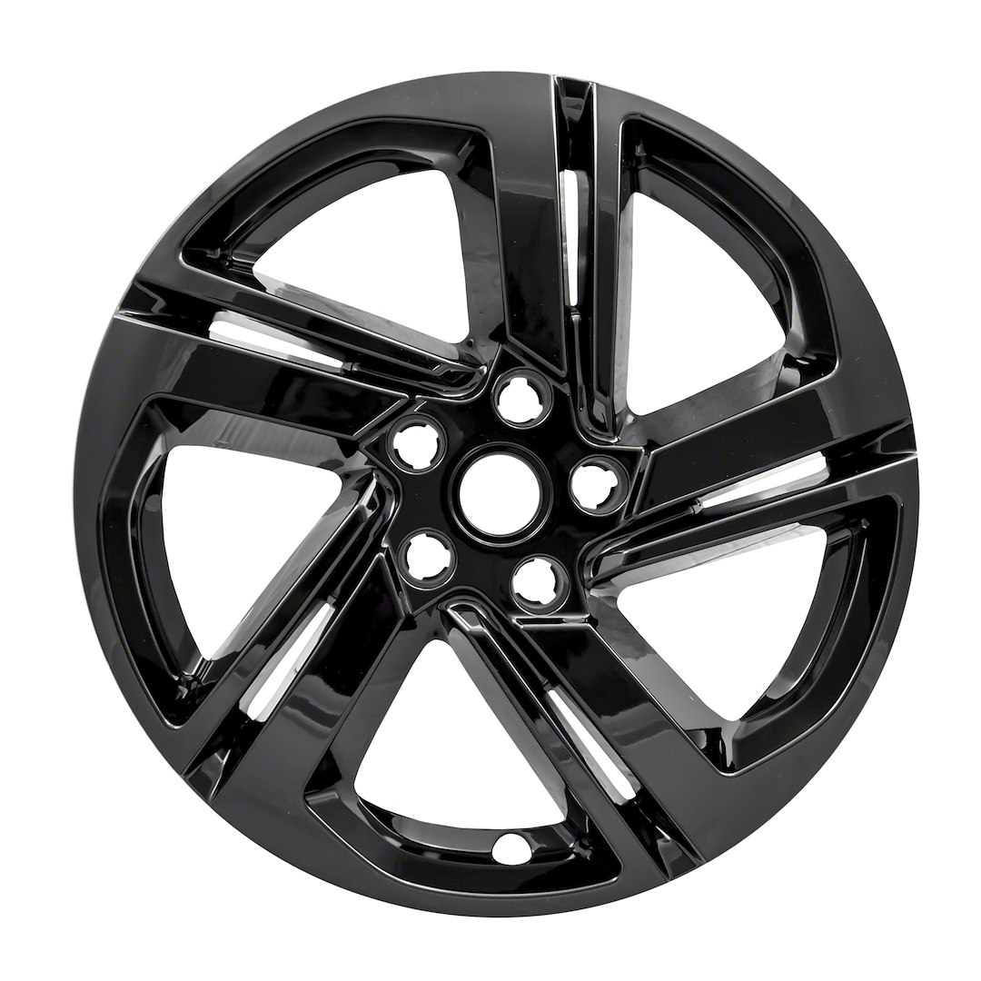 Coast to Coast Wheel Skin, Impostor ®, 18 Inch, 5 Spokes, Snap-On, Painted, Gloss Black, ABS Plastic, Set of 4 – IWCIMP418BLK