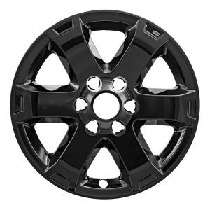 Coast to Coast Wheel Skin, Impostor ®, 18 Inch, 6 Spokes, Snap-On, Painted, Gloss Black, ABS Plastic, Set of 4 – IWCIMP422BLK