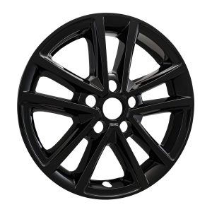 Coast to Coast Wheel Skin, Impostor ®, 16 Inch, 10 Spokes, Snap-On, Painted, Gloss Black, ABS Plastic, Set of 4 – IWCIMP423BLK