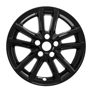 Coast to Coast Wheel Skin, Impostor ®, 16 Inch, 10 Spokes, Snap-On, Painted, Gloss Black, ABS Plastic, Set of 4 – IWCIMP423BLK