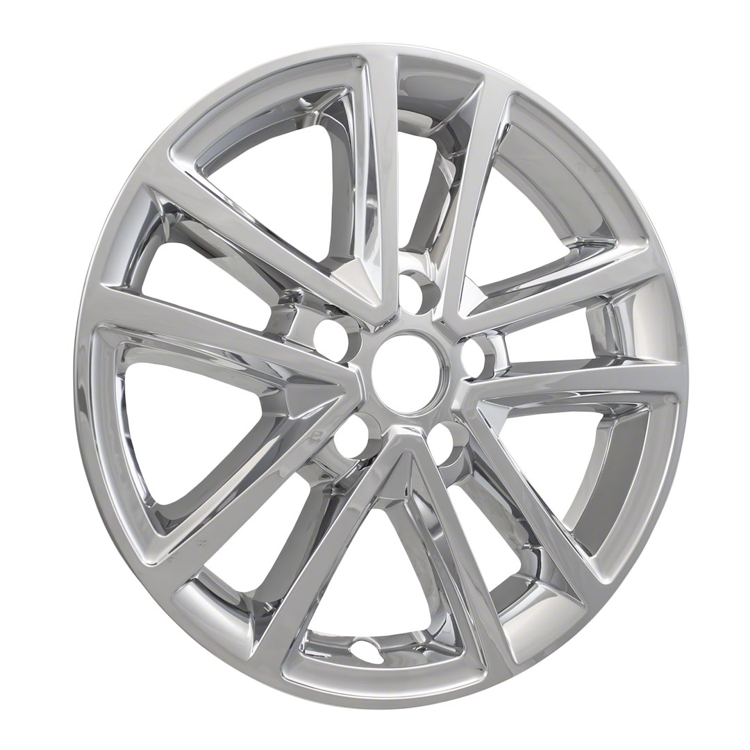 Coast to Coast Wheel Skin, Impostor ®, 16 Inch, 10 Spokes, Snap-On, Plated, Chrome, ABS Plastic, Set of 4 – IWCIMP423X
