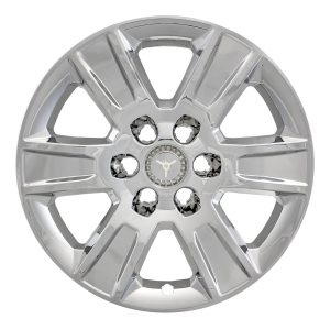 Coast to Coast Wheel Skin, Impostor ®, 20 Inch, 6 Spokes, Snap-On/Center Retention, Plated, Chrome, ABS Plastic, Set of 4 – IMP426X