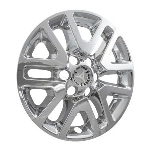 Coast to Coast Wheel Skin, Impostor ®, 16 Inch, 6 Split Spokes, Snap-On/Center Retention, Plated, Chrome, ABS Plastic, Set of 4 – IWCIMP427X