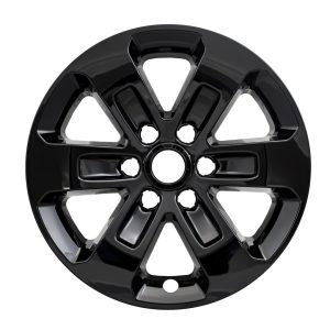 Coast to Coast Wheel Skin, Impostor ®, 18 Inch, 6 Spokes, Snap-On, Painted, Gloss Black, ABS Plastic, Set of 4 – IWCIMP431BLK