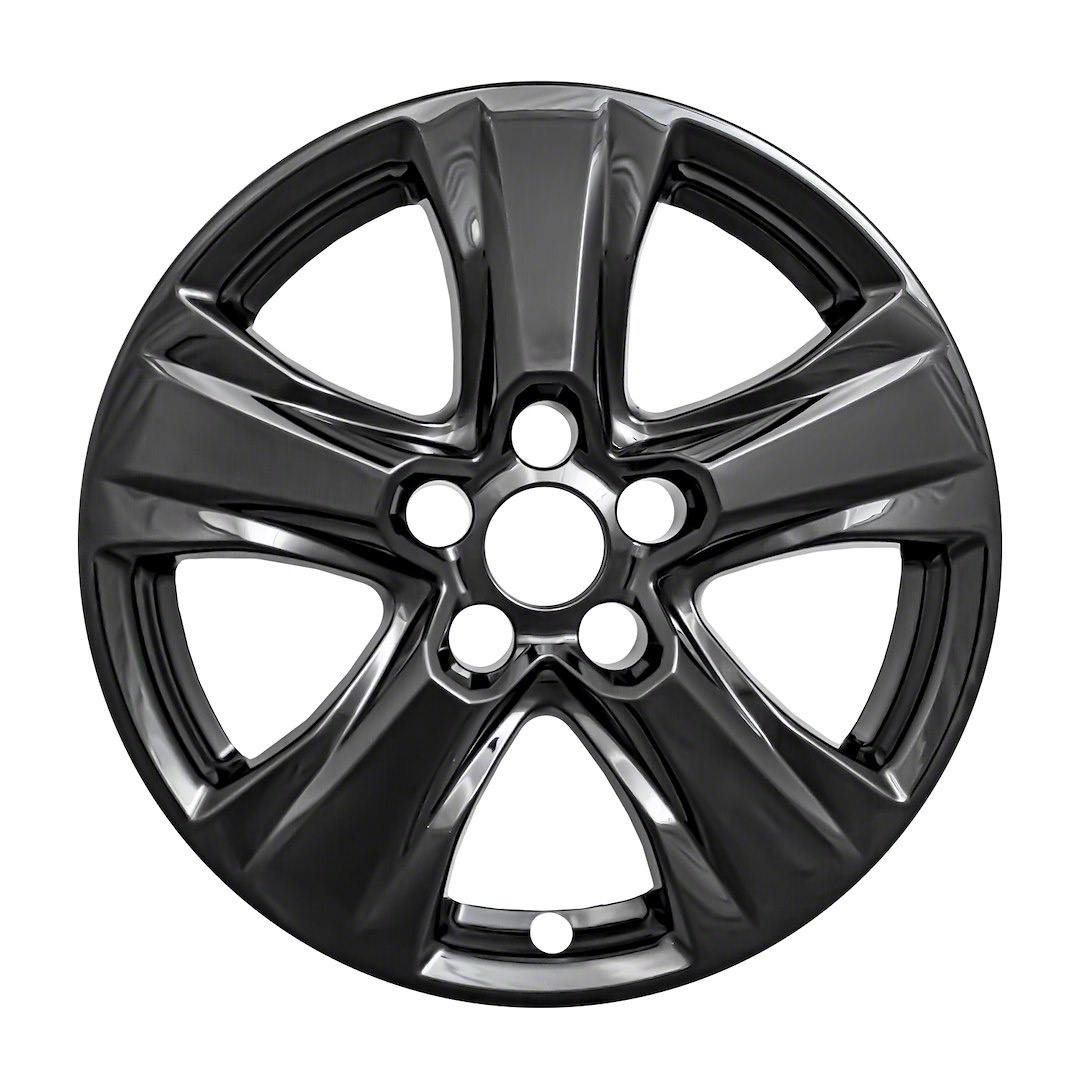 Coast to Coast Wheel Skin, Impostor ®, 17 Inch, 5 V Spokes, Snap-On, Painted, Gloss Black, ABS Plastic, Set of 4 – IWCIMP434BLK
