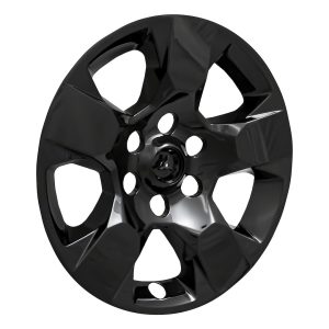 Coast to Coast Wheel Skin, Impostor ®, 18 Inch, 5 Spokes, Snap-On/Center Retention, Painted, Gloss Black, ABS Plastic, Set of 4 – IWCIMP435BLK