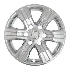 Coast to Coast Wheel Skin, Impostor ®, 17 Inch, 6 Spokes, Snap-On/Center Retention, Plated, Chrome, ABS Plastic, Set of 4 – IWCIMP439X