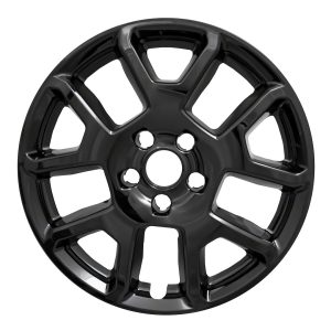 Coast to Coast Wheel Skin, Impostor ®, 17 Inch, 5 V Spokes, Snap-On, Painted, Gloss Black, ABS Plastic, Set of 4 – IWCIMP443BLK