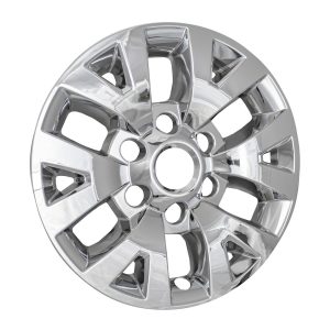 Coast to Coast Wheel Skin, Impostor ®, 16 Inch, 6 Split Spokes, Snap-On, Plated, Chrome, ABS Plastic, Set of 4 – IWCIMP445X