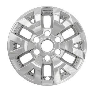 Coast to Coast Wheel Skin, Impostor ®, 16 Inch, 6 Split Spokes, Snap-On, Plated, Chrome, ABS Plastic, Set of 4 – IWCIMP445X