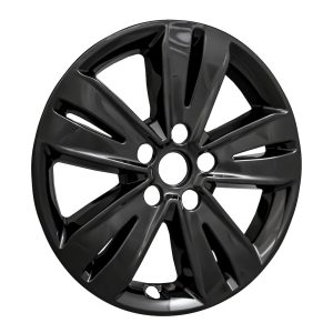 Coast to Coast Wheel Skin, Impostor ®, 17 Inch, 5 V Spokes, Snap-On, Painted, Gloss Black, ABS Plastic, Set of 4 – IWCIMP446BLK