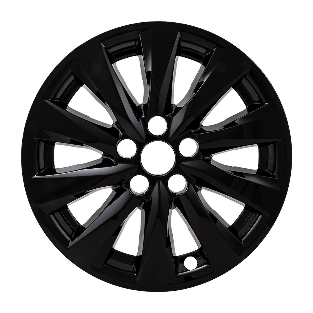 Coast to Coast Wheel Skin, Impostor ®, 17 Inch, 10 Spokes, Snap-On, Painted, Gloss Black, ABS Plastic, Set of 4 – IMP448BLK