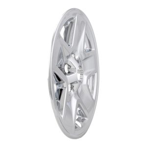 Coast to Coast Wheel Skin, Impostor ®, 17 Inch, 5 Spokes, Snap-On, Plated, Chrome, ABS Plastic, Set of 4 – IMP450X