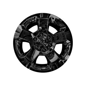 Coast to Coast Wheel Skin, Impostor ®, 18 Inch, 5 Spokes, Snap-On, Painted, Gloss Black, ABS Plastic, Set of 4 – IWCIMP451BLK