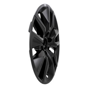 Coast to Coast Wheel Skin, Impostor ®, 20 Inch, 5 Spokes, Snap-On/Center Retention, Painted, Gloss Black, ABS Plastic, Set of 4 – IMP454BLK