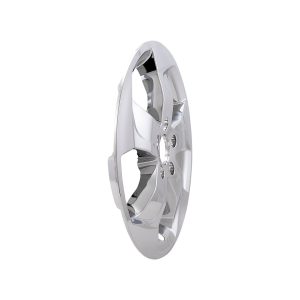 Coast to Coast Wheel Skin, Impostor ®, 17 Inch, 5 Directional Single Spokes, Snap-On, Plated, Chrome, ABS Plastic, Set of 4 – IMP458X