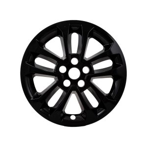 Coast to Coast Wheel Skin, Impostor ®, 17 Inch, 5 Split Spokes, Snap-On, Painted, Gloss Black, ABS Plastic, Set of 4 – IWCIMP462BLK